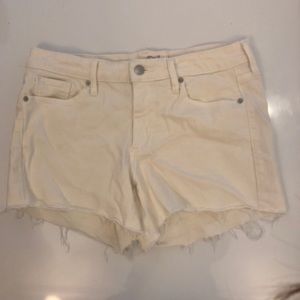 Cream Shorts